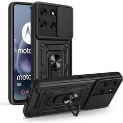 Tech-Protect Camshield Pro Back Cover Θήκη Μαύρη (Moto G86 5G)