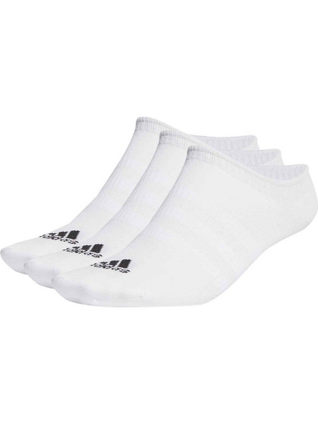 Adidas No-Show Ανδρικές Κάλτσες Σοσόνια Λευκές 3Pack HT3463