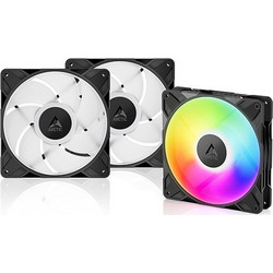 Arctic P14 Pro Case Fan 140mm ARGB με Σύνδεση 3-Pin 4-Pin PWM 3τμχ Black