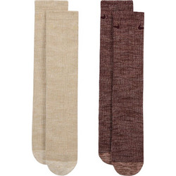Nike Everyday Cushioned Ανδρικές Κάλτσες Ψηλές Καφέ Μπεζ 2Pack HV6896-901