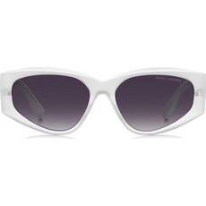 Marc Jacobs MARC803S 2M4DG Γυναικεία Γυαλιά Ηλίου Cat Eye Κοκάλινα Λευκά με Μαύρο Φακό