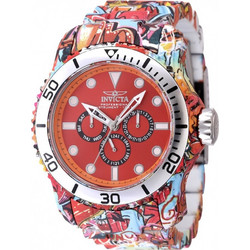 Invicta Pro Diver Ανδρικό Ρολόι με Πολύχρωμο Λουράκι 47853