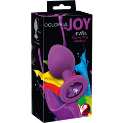You2Toys Colorful Joy Jewel Medium Πρωκτική Σφήνα Diamond Plug Μωβ