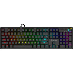 SAVIO STYX Μηχανικό Gaming Πληκτρολόγιο με Outemu Red Διακόπτες RGB Black