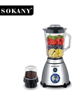 Sokany SK-03031 Μπλέντερ για Smoothie με Γυάλινη Κανάτα 1.5lt 800W