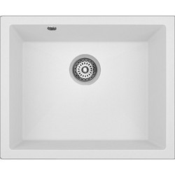 Laveo Ibiza SBI 610U Υποκαθήμενος Νεροχύτης Γρανίτη Ματ White 56x46cm