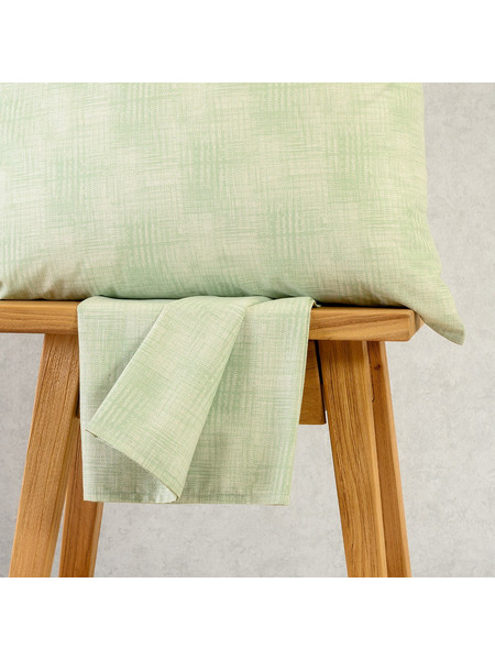 Melinen Σετ Σεντόνια Υπέρδιπλα με Λάστιχο 160x200+32 Casual Line Mini Gianna Grey Aqua