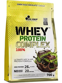 Olimp Whey Complex 100% Dubai Chocolate Πρωτεΐνη Ορού Γάλακτος Γράμμωσης 600gr