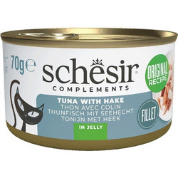 Schesir Adult with Tuna & Hake in Jelly 70gr