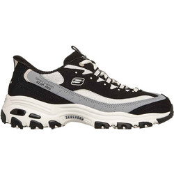 Skechers D'Lites Smooth Nostalgia Γυναικεία Sneakers Μαύρα 150537-BKNT