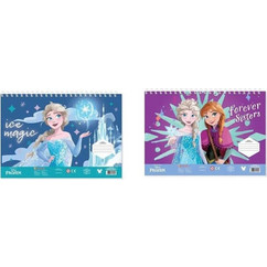 Disney Frozen Διάφορα Σχέδια Μπλοκ Ζωγραφικής A4 40 Φύλλων με Αυτοκόλλητα 564985