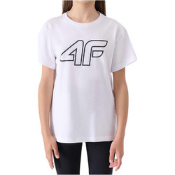 4F Παιδικό T-Shirt Κοντομάνικο Λευκό 4FJWMM00TTSHF2333-10S