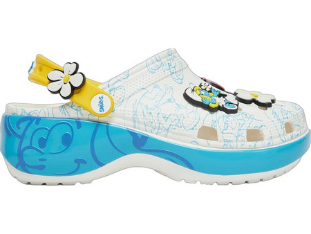 Crocs Smurfs Platform Λευκό 210822-90H