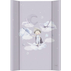 Ceba Baby Wild Swans Μαλακή Αλλαξιέρα Μωρού Πλαστική 70x50cm Γκρι