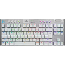 Logitech G915 X Lightspeed Ασύρματο Μηχανικό Gaming Πληκτρολόγιο TenKeyLess με GL Tactile Διακόπτες RGB White