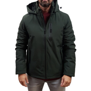 Biston Ανδρικό Μπουφάν Χειμωνιάτικο Puffer Χακί 54-201-069