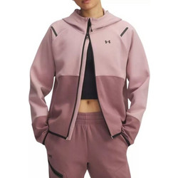 Under Armour Unstoppable Γυναικεία Ζακέτα Φούτερ Μακριά με Κουκούλα και Φερμουάρ Ροζ 1379842-673
