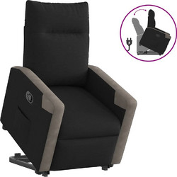 vidaXL Πολυθρόνα Relax Ανακλινόμενη Μαύρη 3324092