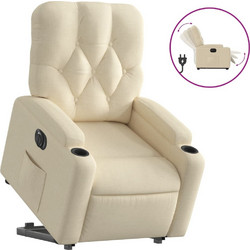 vidaXL Πολυθρόνα Relax Ανακλινόμενη Μπεζ 3204743
