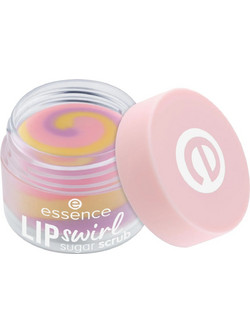 Essence Swirl Sugar Lip Scrub Pot με Χρώμα 18gr