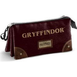 Karactermania Harry Potter Gryffindor Κασετίνα με 3 Θήκες Μπορντό 09710