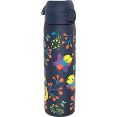 Ion8 Flower Παιδικό Παγούρι Πλαστικό Navy Μπλε 500ml