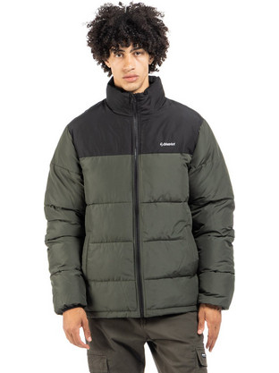 District75 Ανδρικό Μπουφάν Χειμωνιάτικο Puffer Χακί 225MJA-622-0X6
