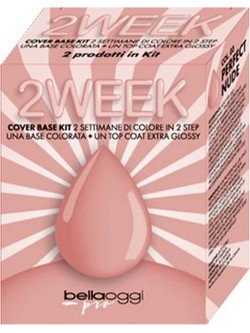 Bella Oggi 2 Week 03 Perfect Nude & Top Coat Σετ Glitter Ημιμόνιμο Βερνίκι Νυχιών 10ml