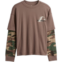 Gap Παιδικό T-Shirt Μακρυμάνικο Καφέ 817493001