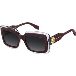 Marc Jacobs MARC850S LHF9O Γυναικεία Γυαλιά Ηλίου Τετράγωνα Κοκάλινα Καφέ με Μαύρο Φακό