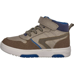 Chicco Παιδικά Μποτάκια Καφέ Navy Μπλε Suede με Σκρατς 21083-400