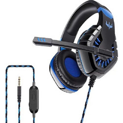 Ovleng P40 Gaming Headset Over Ear Black Blue