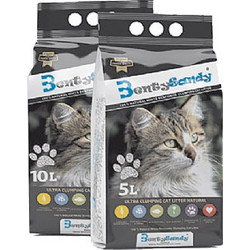 BentySandy Natural Άμμος Γάτας Μπετονίτης χωρίς Άρωμα 10lt