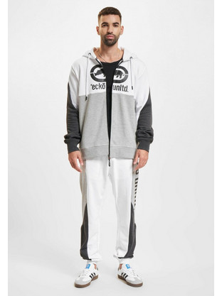 Ecko Unltd Ανδρικό Σετ Φόρμας με Λάστιχο Λευκό Μαύρο ECKOSS1008-17100