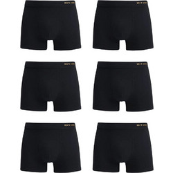 Uomo Ανδρικά Μποξεράκια Σετ 6Pack Μαύρα 719-6