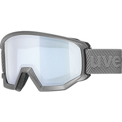 Uvex Athletic FM Μάσκα Σκι & Snowboard Ενηλίκων Γκρι με Φακό Καθρέπτη Μπλε