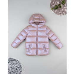 Prenatal Παιδικό Μπουφάν Χειμωνιάτικο Puffer Αντιανεμικό Ροζ 1525569