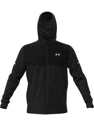 Under Armour Ανδρική Ζακέτα Φούτερ με Κουκούλα και Φερμουάρ Μαύρη 6005617-001