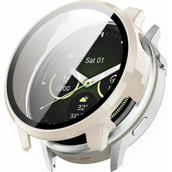 Techsuit Defense360 Pro Πλαστική Θήκη με Προστασία Οθόνης για Garmin Venu 4 41mm Μπεζ