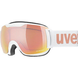 Uvex Downhill 2000 S CV Μάσκα Σκι & Snowboard Ενηλίκων Λευκή με Φιμέ Φακό Πορτοκαλί
