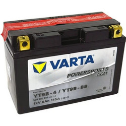 Varta Μπαταρία Μοτοσυκλέτας T9B-BS 115A 8Ah