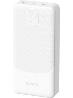 Dudao K10 Power Bank 10000mAh 12W με 2 Θύρες USB-A White