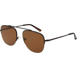 Champion CU5151 C04 Ανδρικά Γυαλιά Ηλίου Aviator Μεταλλικά Μαύρα με Καφέ Φακό