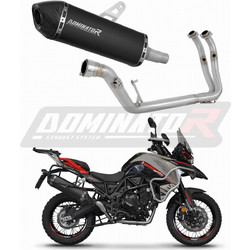 Dominator Τελικό Εξάτμισης για Benelli TRK 702 με Σιγαστήρα Black