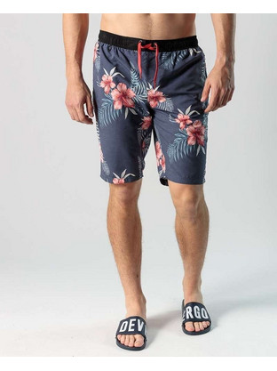 Devergo Ανδρικό Μαγιό Βερμούδα Floral Ανθρακί 1D22SS1058MP6000-14