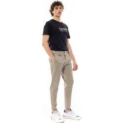 Cover Ανδρικό Παντελόνι Chino Ελαστικό Κανονική Εφαρμογή Μπεζ T0088-26