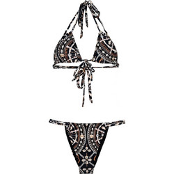 Solano Kaleidoscope Bikini Set Τριγωνάκι Brazil Μαύρο 1562/3562