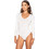 Luna Touch Comfort Μακρυμάνικο Γυναικείο Κορμάκι String Λευκό 84594