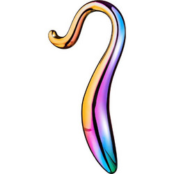 Dream Toys Glamour Glass Elegant Curved Πρωκτικό Dildo 18cm