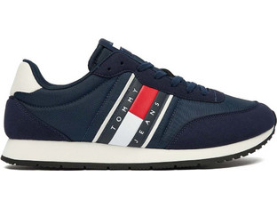 Tommy Hilfiger Classic Runner Ανδρικά Sneakers Navy Μπλε EM0EM01709-C1G
